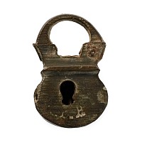 Post Medieval Bronze Padlock