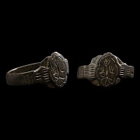 Post Medieval Bronze Ring with Bird