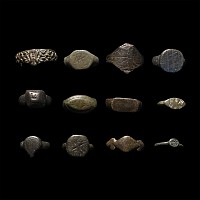 Roman to Post Medieval Bronze Ring Collection