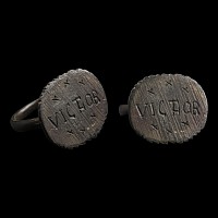 Bronze Ring with VICTOR