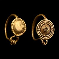Roman Gold Earring Pair