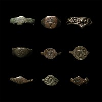 Roman to Medieval Bronze Ring Collection