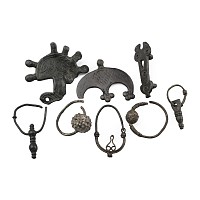 Migration Period Bronze Fragment Group