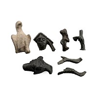 Roman to Medieval Bronze Statuette Fragment Collection