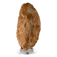 Huge Stone Age Acheulean Ovate Flint Handaxe