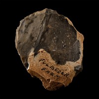 British Stone Age Crescent Flint Scraper from Fullbrook Farm