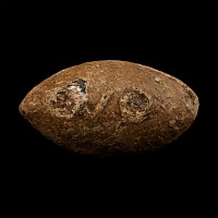 Greek Hellenic Inscribed Lead Slingshot