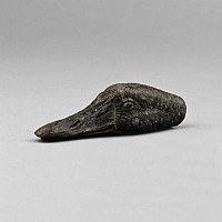Greek Bronze Duck's Head