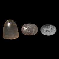 Neo-Babylonian Chalcedony Stamp Seal with Animal