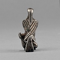 Roman Silver Eagle Holding a Deer