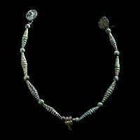 Bronze Age Coiled Bead Necklace with Pendants