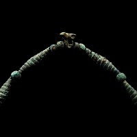 Bronze Age Coiled Bead Necklace with Pendants