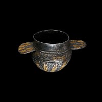 Greek Silver-Gilt Wine Cup with Handles
