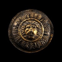 Greek Silver-Gilt Lion-Head Military Phalera