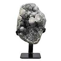 Druzy Quartz Geode Display