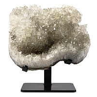 White Quartz Crystal Display