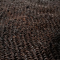 Frankish Warrior's Iron Byrnie Chain Mail Armour