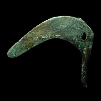 Large Bronze Age Tanged Sickle Blade