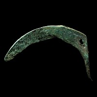 Large Bronze Age Tanged Sickle Blade