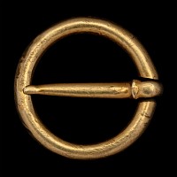 'Published' Medieval Gold Annular Brooch