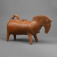 Amlash Terracotta Horse Rhyton