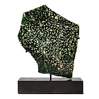 Large Roman Green Mosaic Glass Fragment