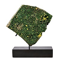 Large Roman Green Mosaic Glass Fragment