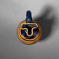 'The Cyrus Collection' Greek Core-Formed Glass Oinochoe