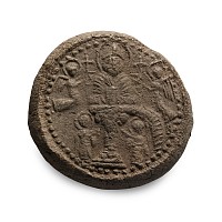 Simon Stylite Terracotta Pilgrim's Token