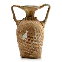 Roman Glass Two-Handled Jar