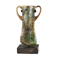 Roman Glass Double Balsamarium