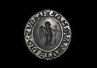 Medieval Intaglio Silver Seal Matrix