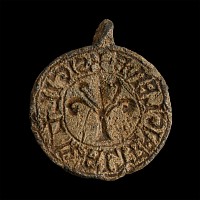 Medieval Lead Seal Matrix of Walter Gleive