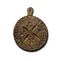 Medieval Lead Seal Matrix of Ralph Son of Martin
