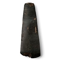 Large Scandinavian Stone Age Polished Green Stone Thick-Butted Axehead