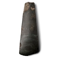 Large Scandinavian Stone Age Polished Green Stone Thick-Butted Axehead