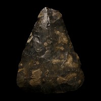 Stone Age Acheulean Triangular Knapped Flint Hand Axe