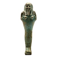 Egyptian Blue Glazed Faience Shabti