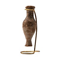 Greek Terracotta Spindle Flask