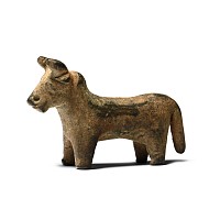 Elamite Bronze Votive Bull