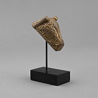Viking Silver-Gilt Bronze Boar-Headed Brooch