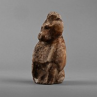 Egyptian Alabaster Baboon with Dedication to Queen Tiye