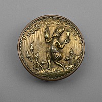 Silver-Gilt Tobacco Box with Drunken Man