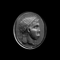 Renaissance Carnelian Intaglio of the Roman Emperor Nero in Gold Ring