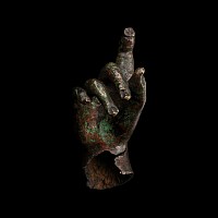 Roman Bronze Statue Hand