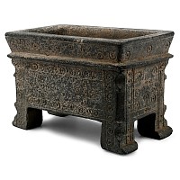 Western Asiatic Rectangular Stone Vessel
