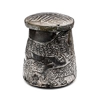 Elamite Silver Beaker with Leopards