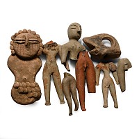 Indus Valley Style Terracotta Idol Fragment Group