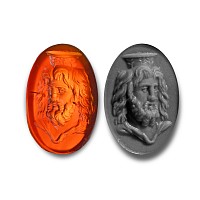 Roman Carnelian Gemstone of the God Serapis