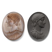 Neoclassical Agate Gemstone of a Late Roman Emperor
